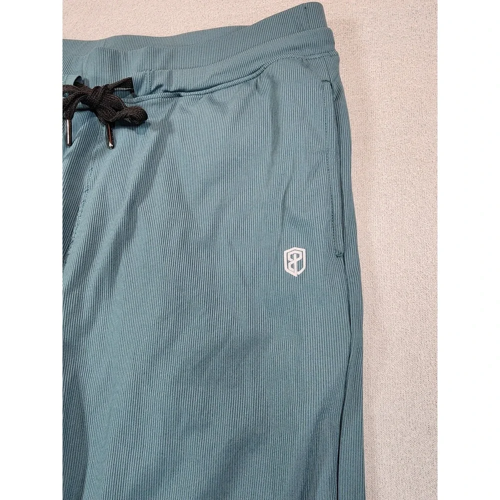 Born Primitive Recovery Jogger Men's Small Slate Blue Pants Tapered Ribbed